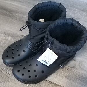 NWT Crocs Classic Lined Neo Puff Boot Size Woman's 12